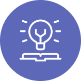Knowledge and inspiration graphic